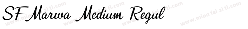 SFMarwa-Medium Regul字体转换